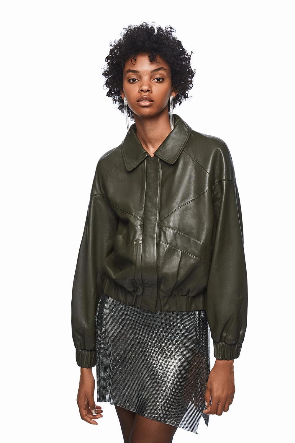 Leather Jacket DUA LIPA olivia PEPE JEANS Bloobox.gr
